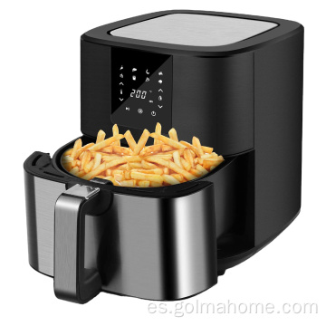 Accesorios de cocina 5.5L Fryers eléctricos digitales Freidora de aire